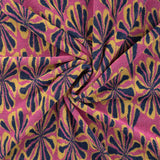 Qjutie Cotton Polyester Jacquard Towelling Fabric Flower Power K47059 170 Twist