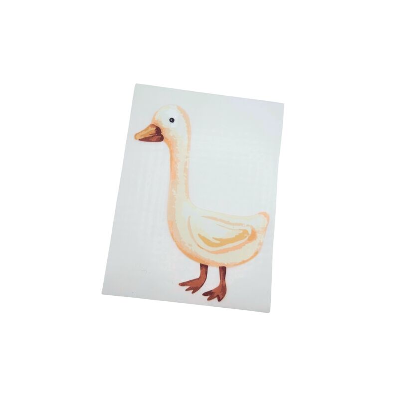 Qjutie Iron On Goose Clothing Sticker Label 1