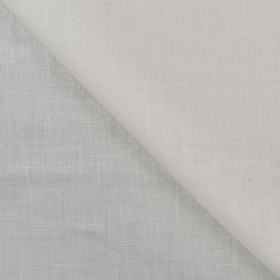 Qjutie Plain 100% Linen Dressmaking Fabric White Rs0352 500 Fold
