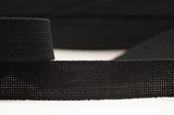 Quality Webbing Plain Black Dark 40mm Wide Bag