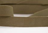 Quality Webbing Plain Brown Khaki