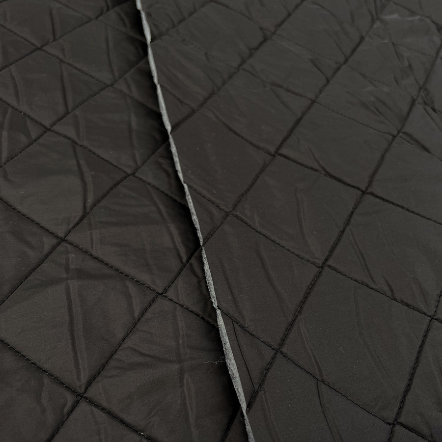 Quilted brown owl water resistant nylon wadded coating fabric british cu