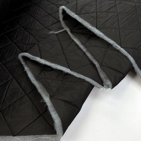 Quilted brown owl water resistant nylon wadded coating fabric british fold