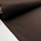 Rafe Brown Cotton Tencel Lycra Stretch Woven Suiting Fabric Roll