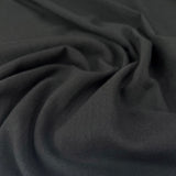 Raye Black Fine Polyester Linen Look Dress Fabric