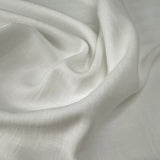 Raye Ecru Fine Polyester Linen Look Dress Fabric