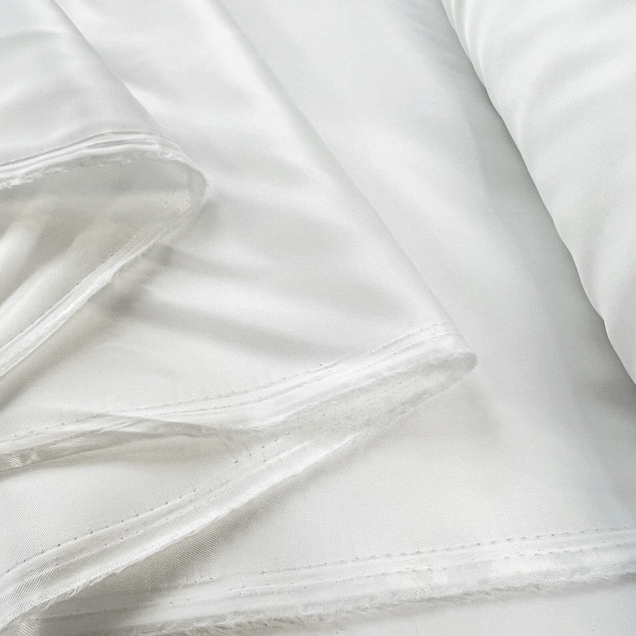 Recycled Polyester Fabric Reprieve Lining White Roll
