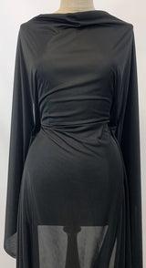 Redeem Black Medium Weight Stretch Lining Fabric Dress Single