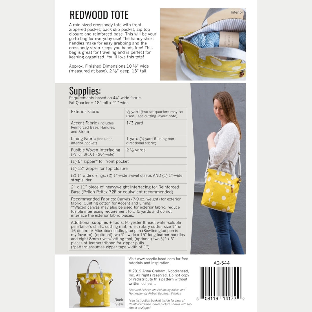 Redwood Tote Pattern By Noodlehead 7