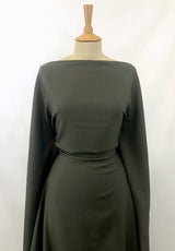 Reign Marvin Woollen Polyester Mix Khaki Ribbed