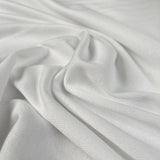 Rib Tickler Cotton White Ribbed Viscose Knit Jersey Fabric