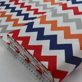 Riley Blake Chevron Boy Cotton Dress Fabric Cu