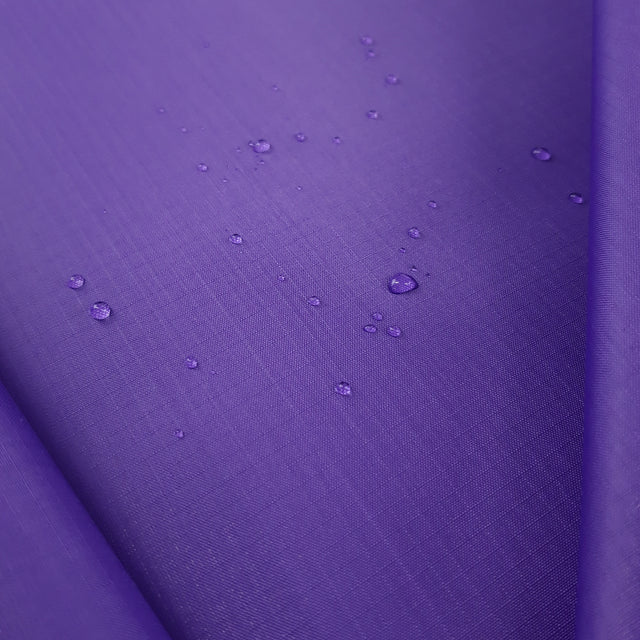 Ripstop Purple Nylon Water Resistant Jacketing Fabric Close Up Fabric Photo