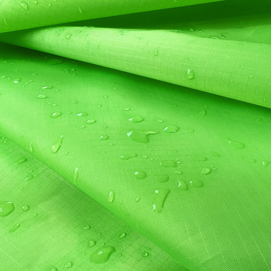 Ripstop Water Resistant Fabric  Neon Green