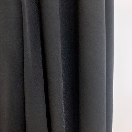 Ritual Black Colour Ity Jersey Fabric John Kaldor Drape