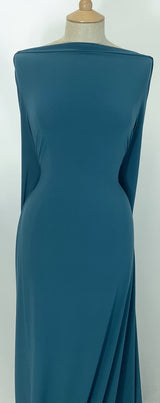 Ritual Teal Jade Colour Ity Jersey Fabric John Kaldor Dress