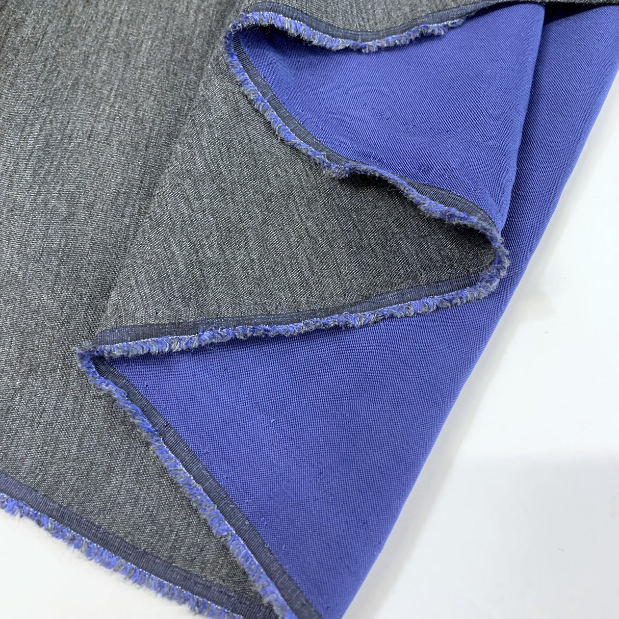 Romeo Blue Viscose Wool Suting Fabric Cu