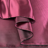 Rose Shadow Lining Viscose Acetate Pink Black Twill Dress Fabric Fold