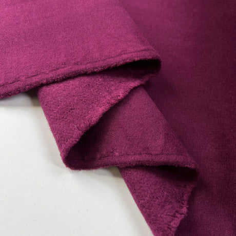 Royal Magnificence Brushed Cotton Pink Soft Wide Width Coating Fabric Fold