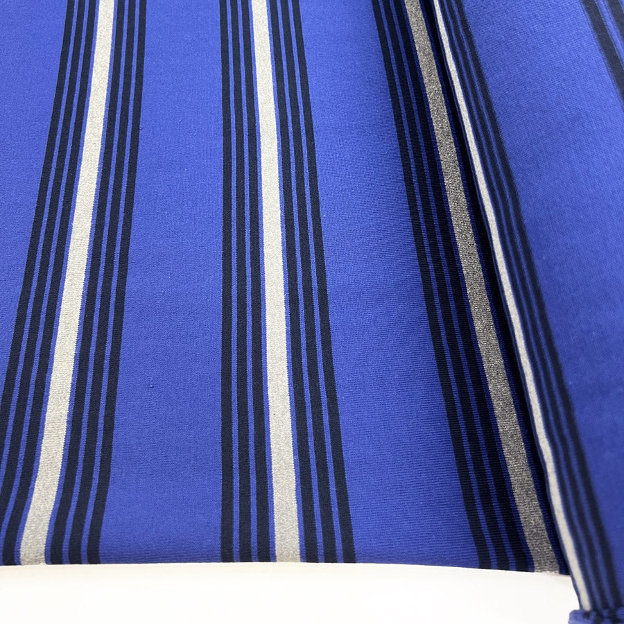 Royally Italian Jersey Fabric Blue Stripe Roll