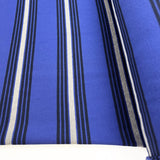 Royally Italian Jersey Fabric Blue Stripe Roll