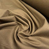 S A S Cotton Elastane Camel Brown Stretch Woven Trouser Fabric
