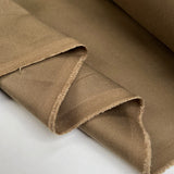 S A S Cotton Elastane Camel Brown Stretch Woven Trouser Fabric Fold