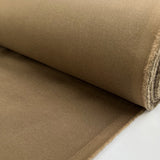 S A S Cotton Elastane Camel Brown Stretch Woven Trouser Fabric Roll