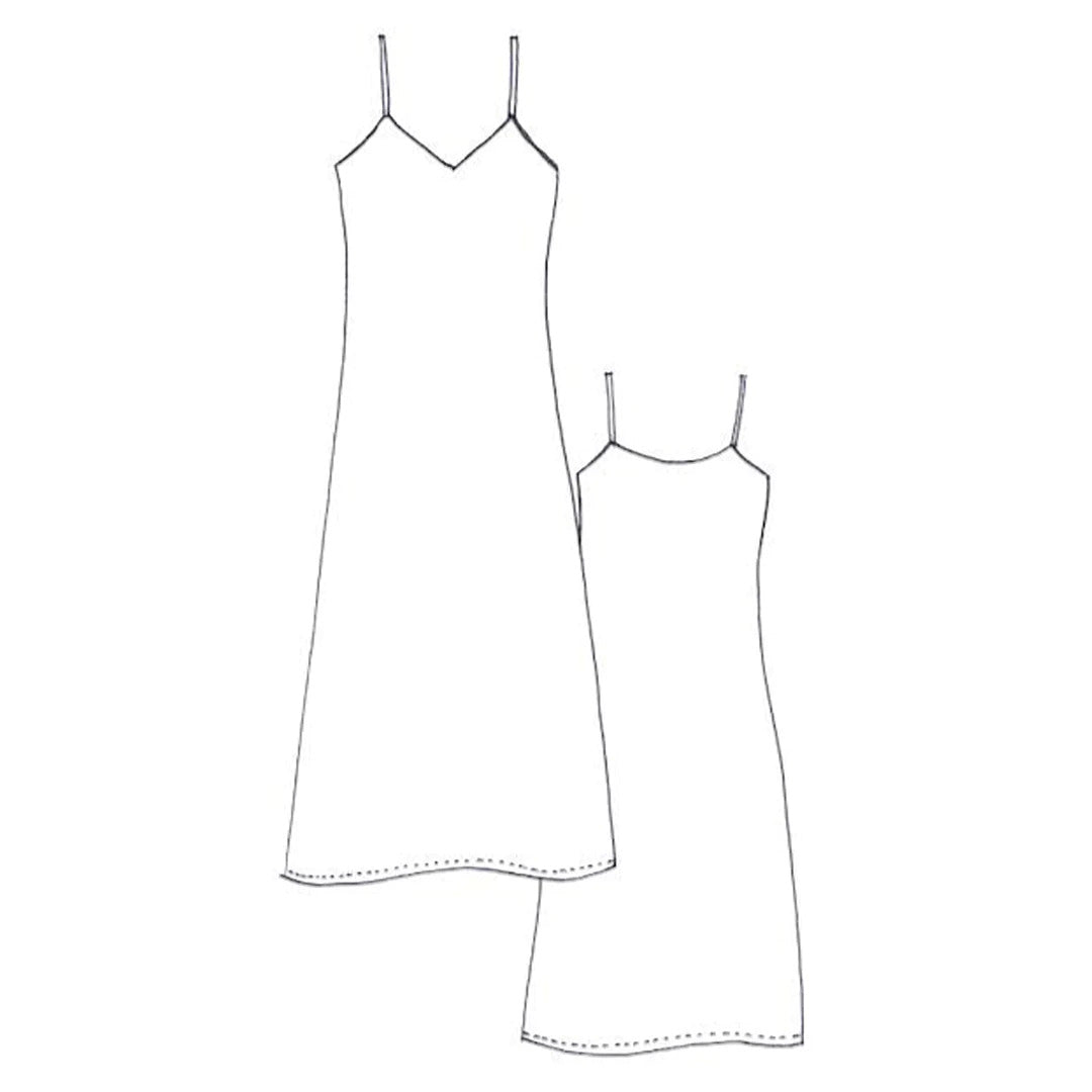 Sadie slip dress sketch