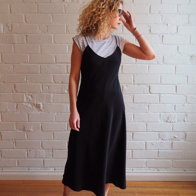 Sadie slip dress pattern tessuti 1 2