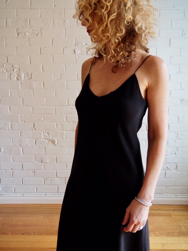 Sadie slip dress pattern tessuti 4