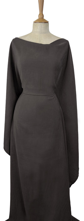 Sandwashed Grey Polyester Viscose Blend Dressmaking Fabric Mannequin