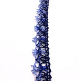 Scallop crochet lace trim blue cu