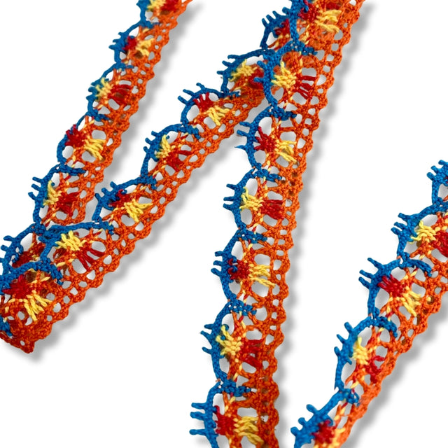 Scallop Crochet Lace Trim Multicoloured