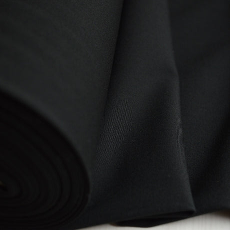 Schofield Black Polyester Viscose Elastane Cu