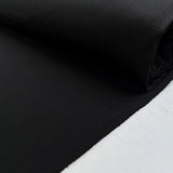 Scuba Crepe Black Polyester Elastane Plain Knitted Jersey Fabric Roll