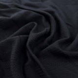 Scura Marina Wool Dark Navy Italian Suiting Fabric Cu1