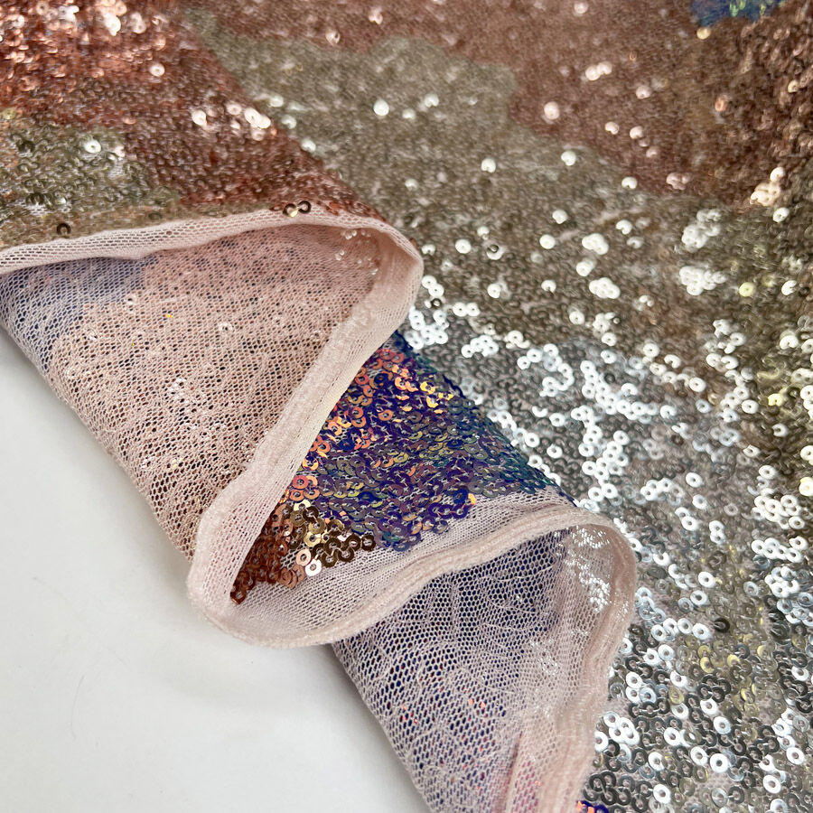 Sequin Lace Cosmic Polyester Abstract Net Multicoloured Bling Dress Fabric Fold B17Fe6Bd 610A 4Baf A045 Cda758Eeb542