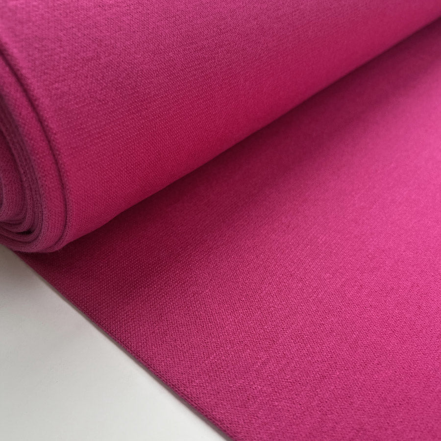 Serenity Knits Cerise Viscose Polyester Polyamide Pink Knitted Jersey Fabric Bolt