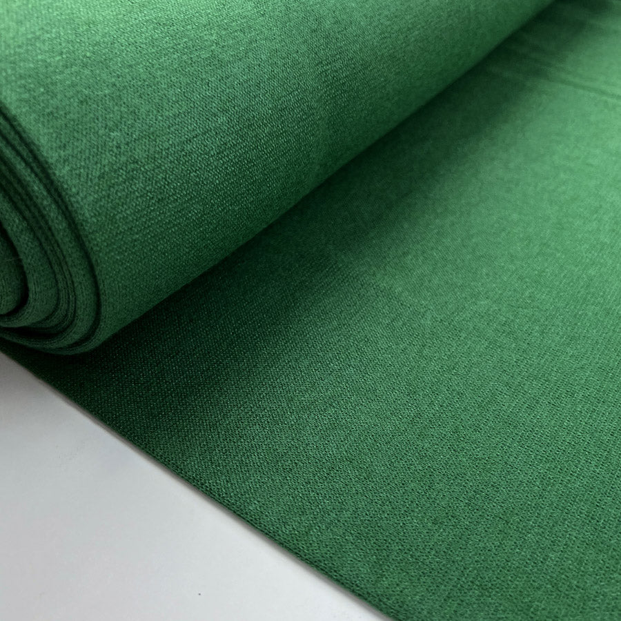 Serenity Knits Jade Viscose Polyester Polyamide Green Knitted Jersey Fabric Bolt