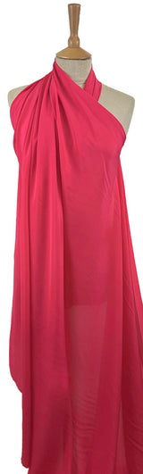 Seta Cerise Silk Italian Lightweight Dress Fabric Mannequin