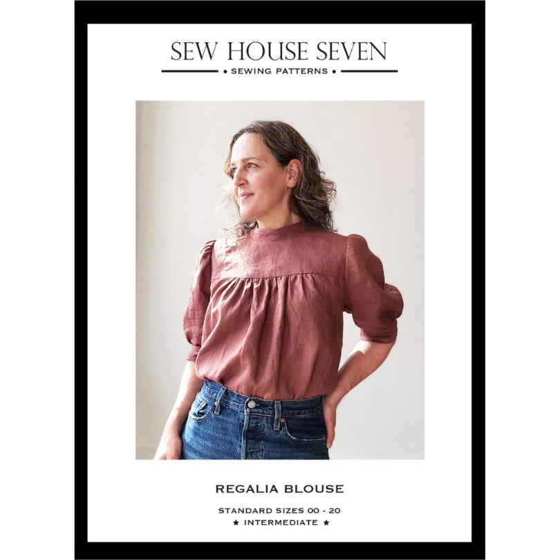 Sew House Seven Regalia Blouse Pattern Cover B5490Db2 C1A5 47Ca Bb32 A235B56503F8