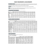 Sew House Seven Skyline Tee Pattern Size Guide