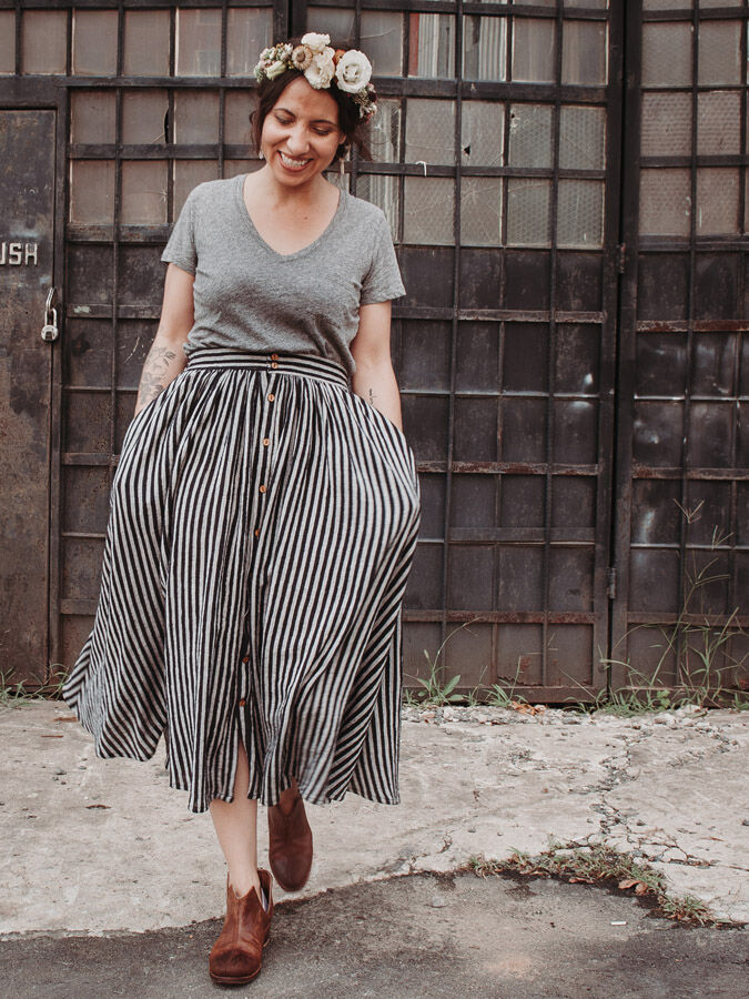Sew Liberated Estuary Skirt Sewing Pattern 13