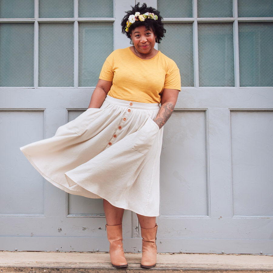 Sew Liberated Estuary Skirt Sewing Pattern 4