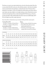 Sew Liberated Estuary Skirt Sewing Pattern Back