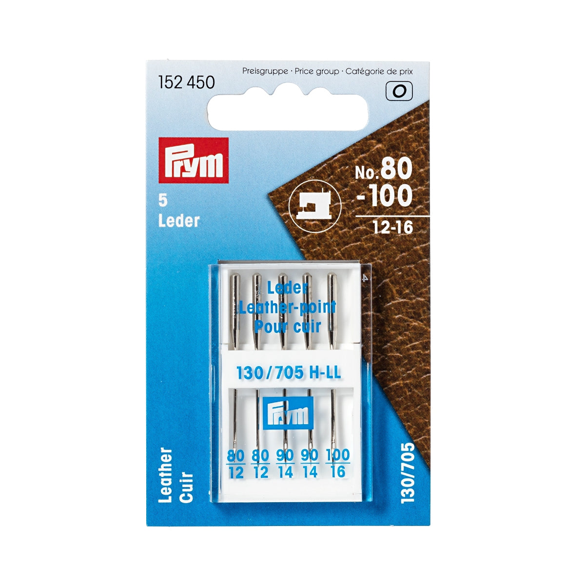 Sewing Machine Needles Sys 130 705 Leather 80 100
