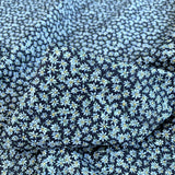 Sewing Room Bessie Blue Cotton Floral Fabric Cu1