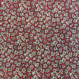 Sewing Room Bessie Red Cotton Floral Fabric S