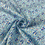 Sewing Room Bows Pale Blue Cotton Fabric Cud